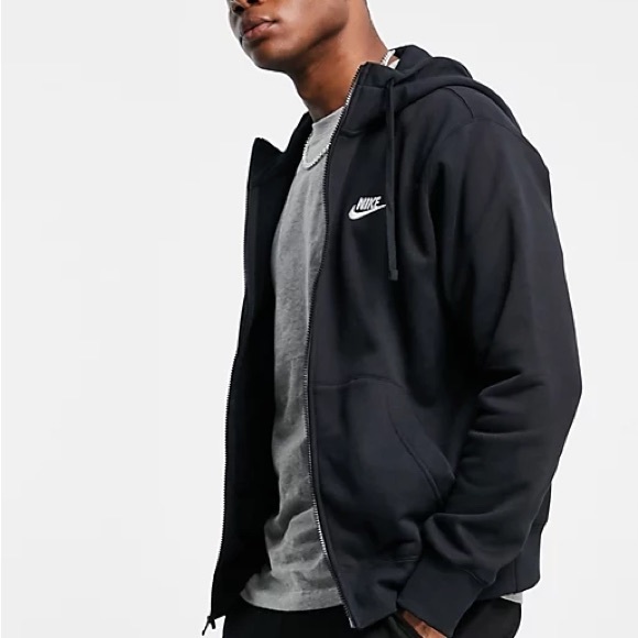 Nike Other - Nike Black Zip Up Sweater Size M